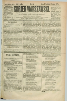 Kurjer Warszawski. R.67, nr 121 (3 maja 1887)