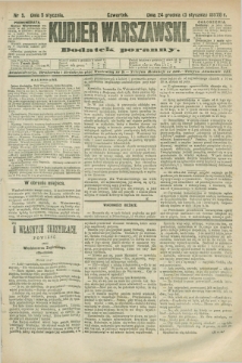 Kurjer Warszawski : dodatek poranny. R.68, nr 5 (5 stycznia 1888)