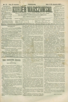 Kurjer Warszawski. R.68, nr 23 (23 stycznia 1888)