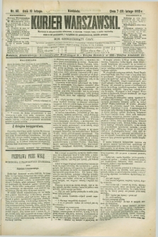 Kurjer Warszawski. R.68, nr 50 (19 lutego 1888)