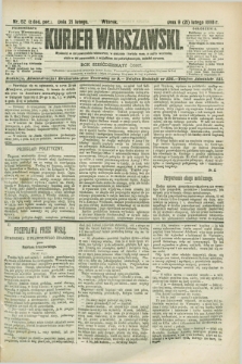 Kurjer Warszawski. R.68, nr 52 (21 lutego 1888)