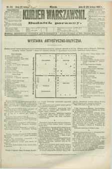 Kurjer Warszawski : dodatek poranny. R.68, nr 59 (28 lutego 1888)