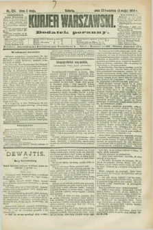 Kurjer Warszawski : dodatek poranny. R.68, nr 124 (5 maja 1888)