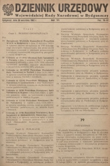 Dziennik Urzędowy Wojewódzkiej Rady Narodowej w Bydgoszczy. 1962, nr 11