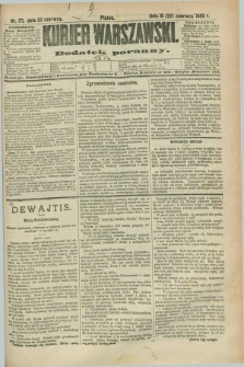Kurjer Warszawski : dodatek poranny. R.68, nr 171 (22 czerwca 1888)