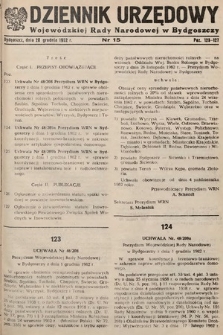 Dziennik Urzędowy Wojewódzkiej Rady Narodowej w Bydgoszczy. 1962, nr 15