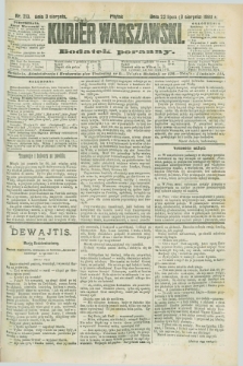 Kurjer Warszawski : dodatek poranny. R.68, nr 213 (3 sierpnia 1888)