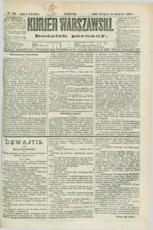 Kurjer Warszawski : dodatek poranny. R.68, nr 219 (9 sierpnia 1888)