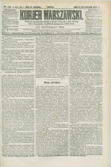 Kurjer Warszawski. R.68, nr 228 (18 sierpnia 1888)