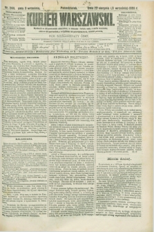 Kurjer Warszawski. R.68, nr 244 (3 września 1888)