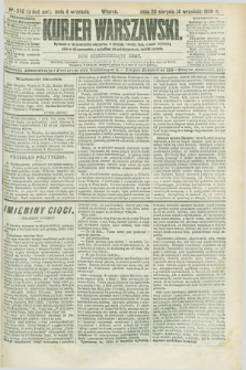 Kurjer Warszawski. R.68, nr 245 (4 września 1888)