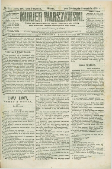 Kurjer Warszawski. R.68, nr 252 (11 września 1888)