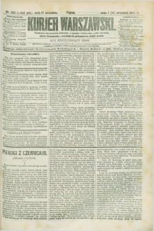 Kurjer Warszawski. R.68, nr 255 (14 września 1888)