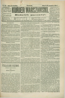 Kurjer Warszawski : dodatek poranny. R.68, nr 261 (20 września 1888)