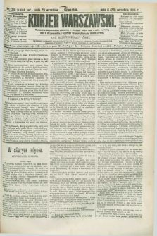 Kurjer Warszawski. R.68, nr 261 (20 września 1888)