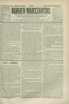 Kurjer Warszawski. R.68, nr 270 (29 września 1888)