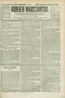 Kurjer Warszawski. R.68, nr 274 (3 października 1888)