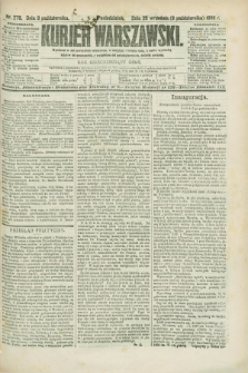 Kurjer Warszawski. R.68, nr 279 (8 października 1888)