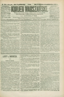 Kurjer Warszawski. R.68, nr 281 (10 października 1888)