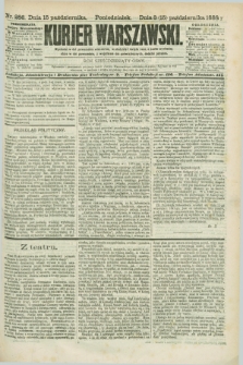 Kurjer Warszawski. R.68, nr 286 (15 października 1888)