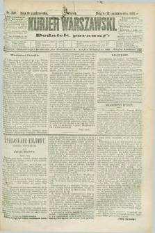 Kurjer Warszawski : dodatek poranny. R.68, nr 287 (16 października 1888)