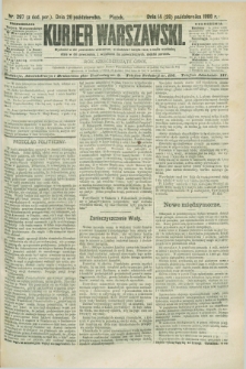 Kurjer Warszawski. R.68, nr 297 (26 października 1888)