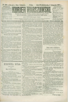 Kurjer Warszawski. R.68, nr 309 (7 listopada 1888)