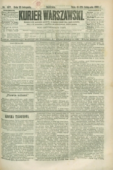 Kurjer Warszawski. R.68, nr 327 (25 listopada 1888)