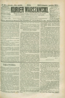 Kurjer Warszawski. R.68, nr 333 (1 grudnia 1888)