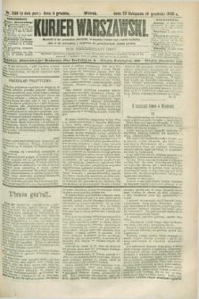 Kurjer Warszawski. R.68, nr 336 (4 grudnia 1888)