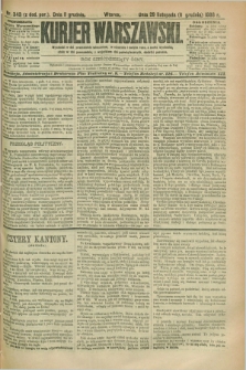 Kurjer Warszawski. R.68, nr 343 (11 grudnia 1888)