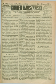 Kurjer Warszawski. R.68, nr 347 (15 grudnia 1888)