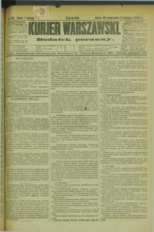 Kurjer Warszawski : dodatek poranny. R.69, nr 38 (7 lutego 1889)