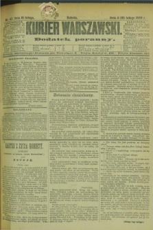 Kurjer Warszawski : dodatek poranny. R.69, nr 47 (16 lutego 1889)