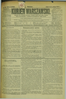 Kurjer Warszawski. R.69, nr 48 (17 lutego 1889)