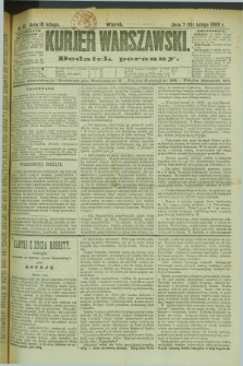 Kurjer Warszawski : dodatek poranny. R.69, nr 50 (19 lutego 1889)