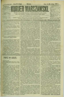 Kurjer Warszawski. R.69, nr 57 (26 lutego 1889)