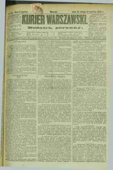 Kurjer Warszawski : dodatek poranny. R.69, nr 64 (5 marca 1889)