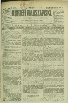 Kurjer Warszawski. R.69, nr 85 (26 marca 1889)