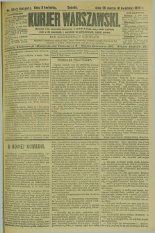 Kurjer Warszawski. R.69, nr 96 (6 kwietnia 1889)