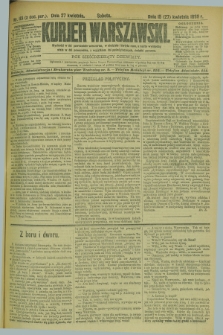 Kurjer Warszawski. R.69, nr 115 (27 kwietnia 1889)