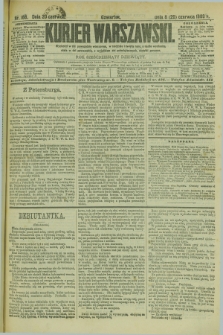 Kurjer Warszawski. R.69, nr 168 (20 czerwca 1889)