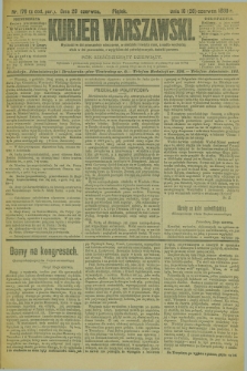 Kurjer Warszawski. R.69, nr 176 (28 czerwca 1889)