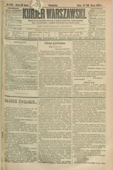 Kurjer Warszawski. R.69, nr 206 (28 lipca 1889)