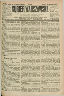 Kurjer Warszawski. R.69, nr 223 (14 sierpnia 1889)