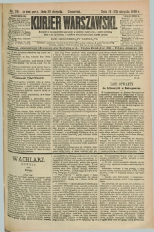 Kurjer Warszawski. R.69, nr 231 (22 sierpnia 1889)