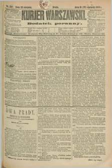 Kurjer Warszawski : dodatek poranny. R.69, nr 237 (28 sierpnia 1889)