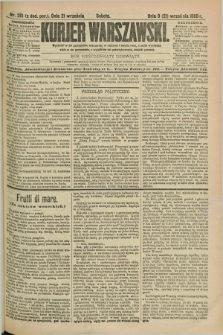 Kurjer Warszawski. R.69, nr 261 (21 września 1889)