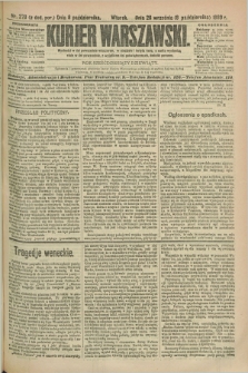 Kurjer Warszawski. R.69, nr 278 (8 października 1889)