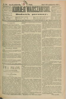 Kurjer Warszawski : dodatek poranny. R.69, nr 288 (18 października 1889)